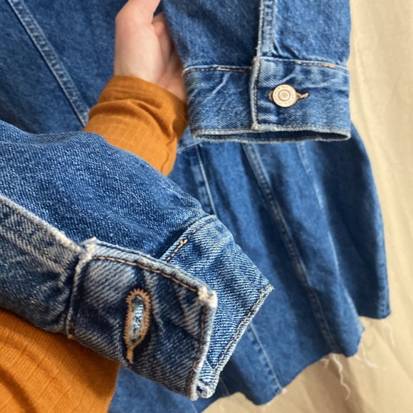 Zara Denim Mini Dress S - Picture 9 of 15